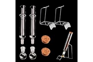 2-Pack Borosilicate Glass Cigar Infuser,Aromatherapy Cigar Humidors,265mm L Cigar Flavor Injector Humidifier,Featuring an Ele