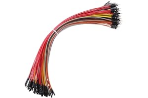 Breadboard Jumper Wires 20AWG, Bestlus Exclusives Female to Male Jumper Cables Wires 30CM 12'' M/F 10 Colors Pack of 120 Square Head 0.1'' (12'', M/F)