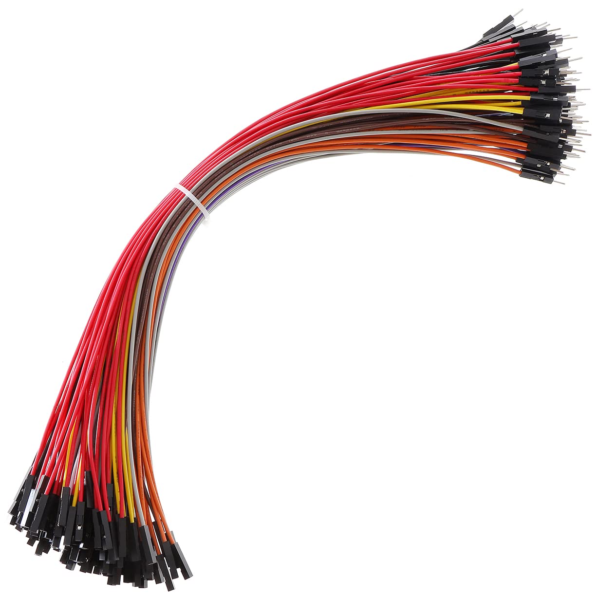Breadboard Jumper Wires 20AWG, Female to Male Jumper Cables Wires 30CM 12'' M/F Bestlus Exclusives 10 Colors Pack of 120 Square Head 0.1'' (12'', M/F)