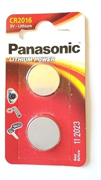 6 Pack Panasonic CR2016 Coin Lithium 3V Battery Batteriesfor Watches Torches Key