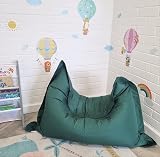 MaxiBean Large Bean Bag Chair for Kids - Green Gaming Cushion view 2