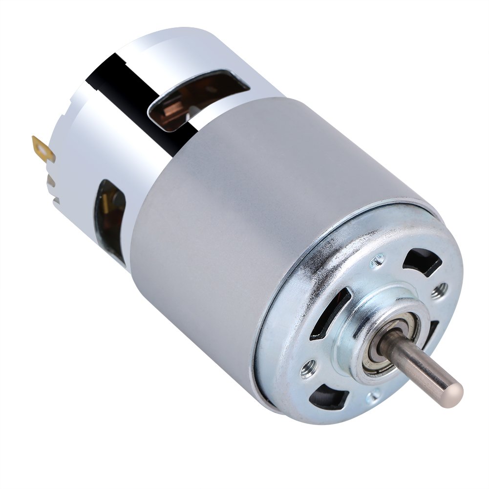 12V 100W Electric Motor Round Shaft Electric Micro DC Motor 12000r/min High Speed Large