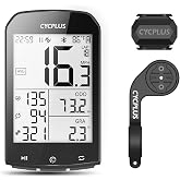CYCPLUS GPS Wireless Bike Computer M1, 2.9" LCD Screen, IPX6, 1200mAh | 4 Satellite Positioning, Bluetooth/ANT+, Auto Backlight Speedometer, ＞60 hours Working Time, Sync to CYCPLUS FIT and Strava