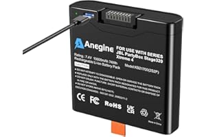 anegine Battery 400 for JBL 10000mAh Compatible with JBL PartyBox Stage 320 and Xtreme 4 Portable Speaker (1 Pack)