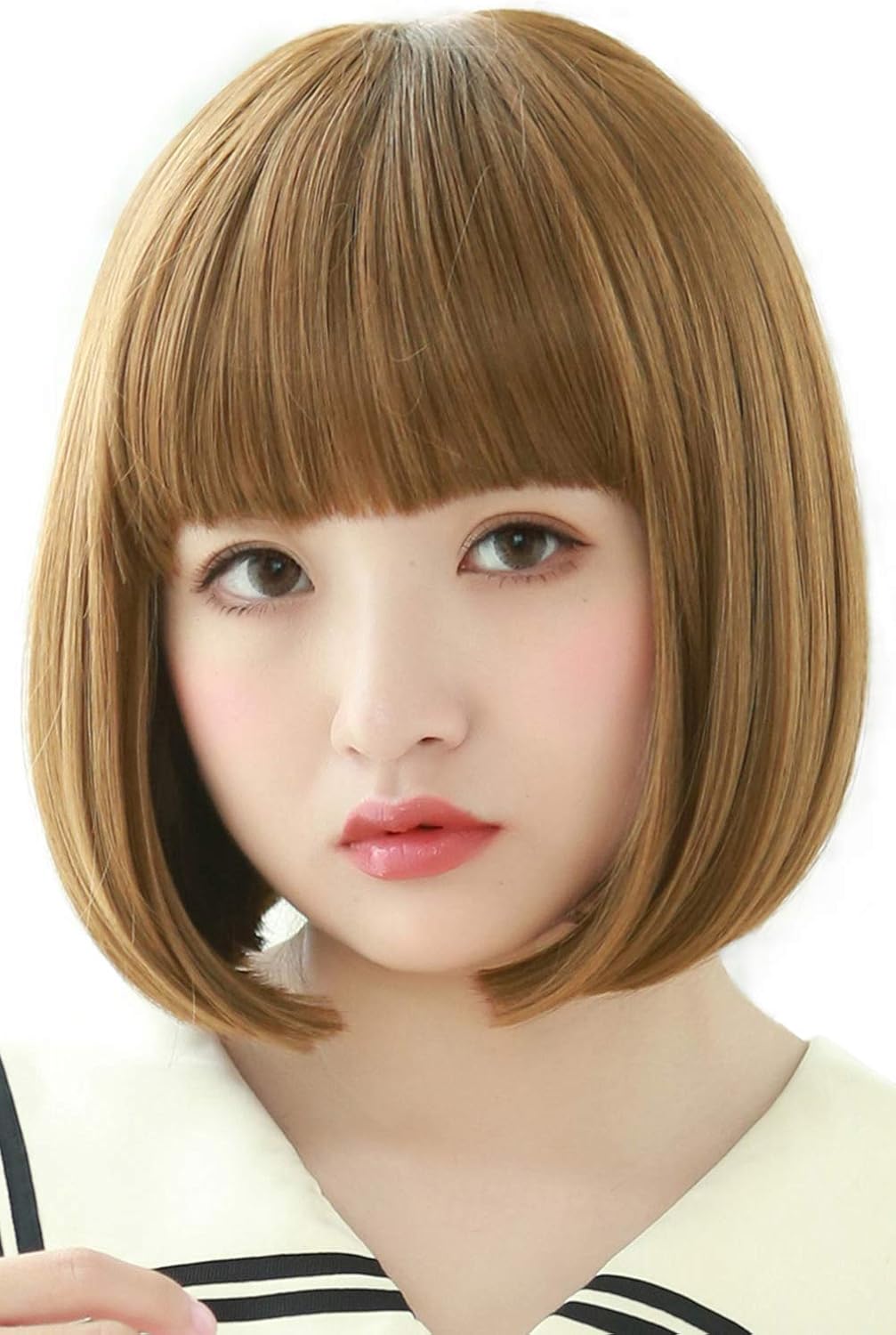 Amazon ブライトララ ウィッグ ボブ 自然 フルウィッグ ショート グラデーション ショートボブ ウイッグ Kz114r Ac フルウィッグ 通販