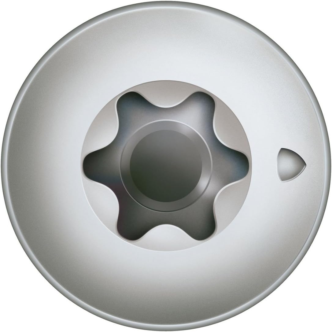 SPAX 35708000601001 Post Screw, Centring Head, T-Star Plus, Cut, Full Thread, Stainless Steel A1, 1.4016, (8.0 X 50 mm, 50 Pieces) - Image 3