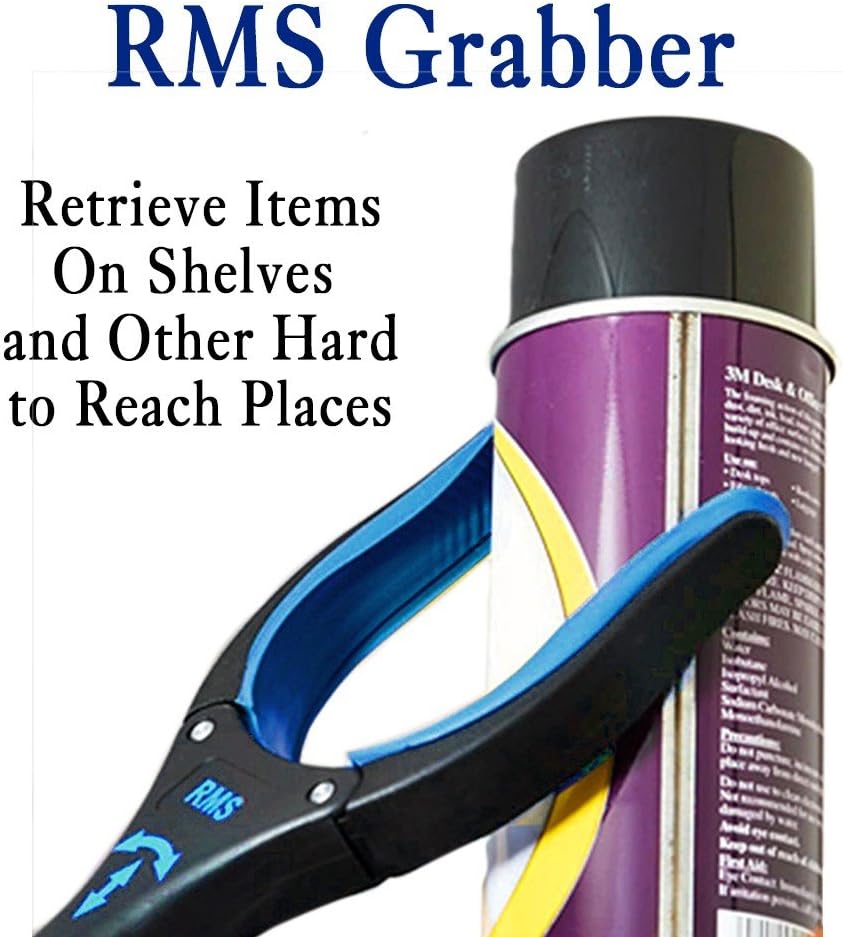 2-Pack 32 Inch Extra Long Grabber Reacher with Rotating Jaw - Mobility Aid Reaching Assist Tool (Blue): Health & Personal Care