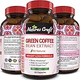 Best Seller Green Coffee Bean Extract for Weight Loss Dietary Supplement Maximum Strength Vitamins #1 Antioxidant Increase Energy Boost Metabolism Control Hunger for Women & Men by Huntington Labs