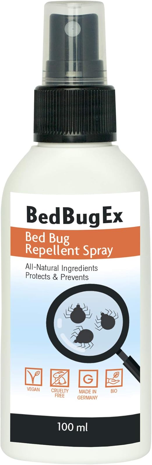 Bed Bug Repellent Spray by BEDBUGEX I 100 ml I Organic essential oils