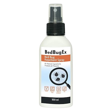 Bettwanzen Spray von BedBugEx | 100ml Wanzen Spray | Bettwanzen Bekämpfung | Bettwanzen Mittel | Wanzenfallen & Bettwanzen Fa
