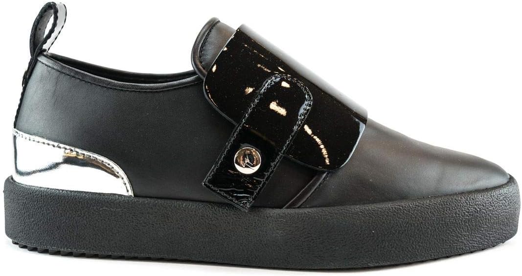 GIUSEPPE ZANOTTI DESIGN Luxury Fashion Mens RU6103002 Black Slip On Sneakers | Spring Summer 19