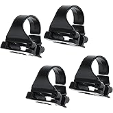 4 PCS Scuba Dive Retainer, Universal Plastic Clip Snorkel Keeper, Tube Holder Silicone Snorkel Mask Clip Snorkel Keeper Retai