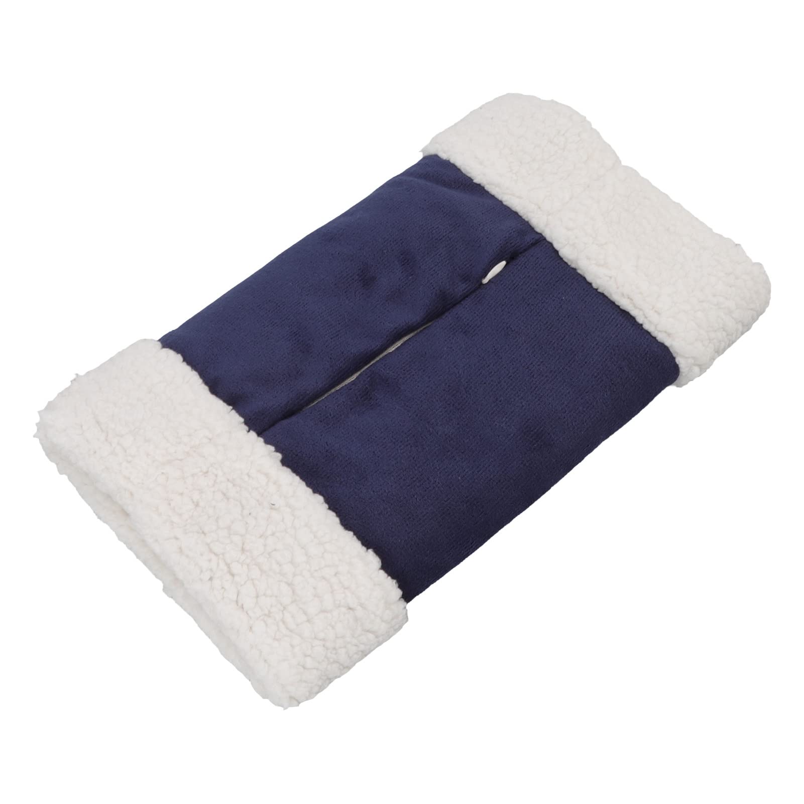 Jeanoko Portable Heated Hand Muff, Thickened Heated Hand Warmer Pouch USB Rechargeable Electric Heater, Fast Heating, for Outdoor Hunting Snow Camping in Cold Winter 10W(Dark Blue)