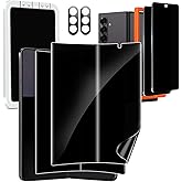 Milomdoi 6 in 1 Privacy Screen Protector for Samsung Galaxy Z Fold 7, 2 Pack Inside Anti-Spy Film with 2Pack Front Tempered Glass + 2 Pacs Camera Lens Protector Accessories