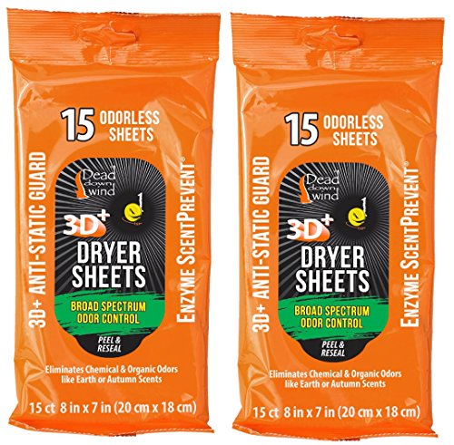 Dead Down Wind Dryer Sheets (2 Pack - 30 Sheets)