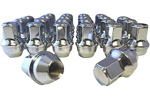 EISEN PERFORMANCE Set of 24 Eisen 14x1.5mm One-Piece Chrome OEM Factory Style Large Lug Nuts for 2015-2020 Ford F-150 F150 Expedition Lincoln Navigator Factory Stock Wheels