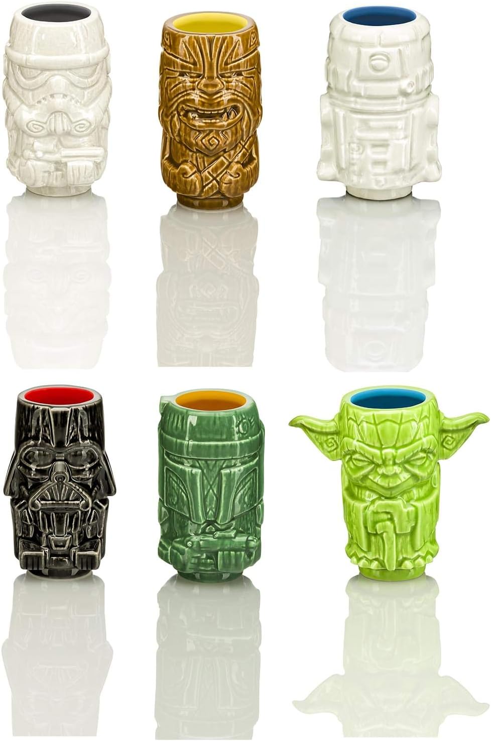 Beeline Creative Star Wars Ceramic Geeki Tiki Mini Muglets | Set of 6