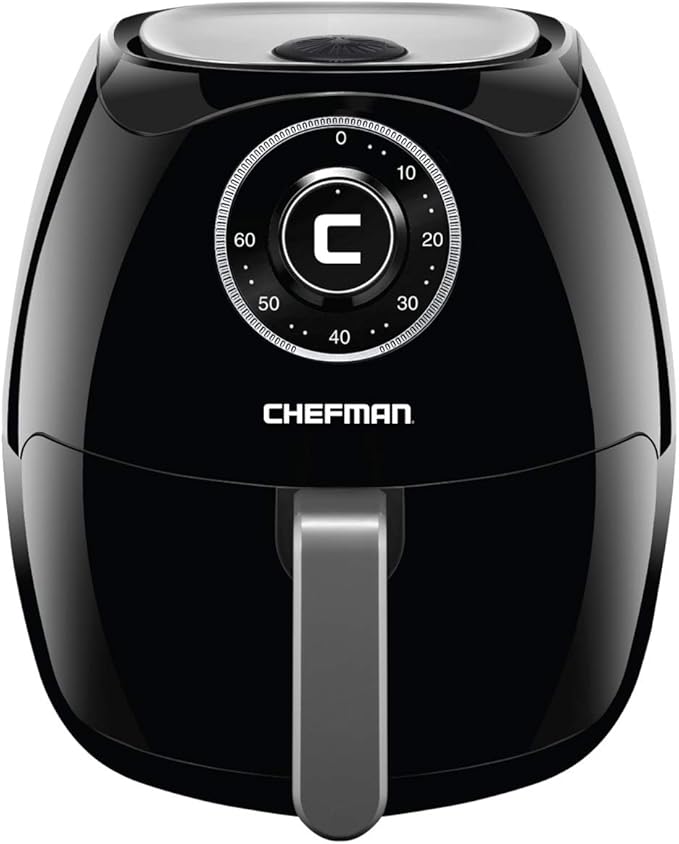 Chefman 6.8 Quart Air Fryer Oven with Space Saving Flat Basket, Oil