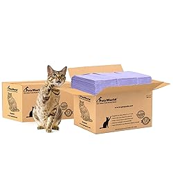 PETSWORLD Fresh Scented Cat Pads Refills for Tidy