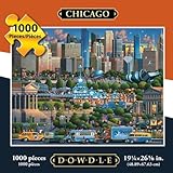 Jigsaw Puzzle - Chicago 1000 Pc By Dowdle Folk Art