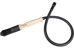 redsun Flow-Thru Parts Washer Brush Parts Cleaning Brush(3.6 Ounce,10.62 Inch) with 28 Inch Long Hose Connects to Parts Washer Nozzle (White)