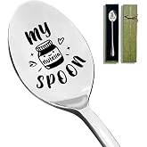 Remifala Nutella Spoon Stainless Steel, My Nutella Spoon for Dessert Cake, Gift for Nutella Lovers, Women Men, Christmas Birthday Housewarming Gif