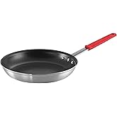 Tramontina Professional 12-Inch Non Stick Large Frying Pan, Heavy-Gauge Aluminum Skillet with Reinforced Nonstick Coating, Re