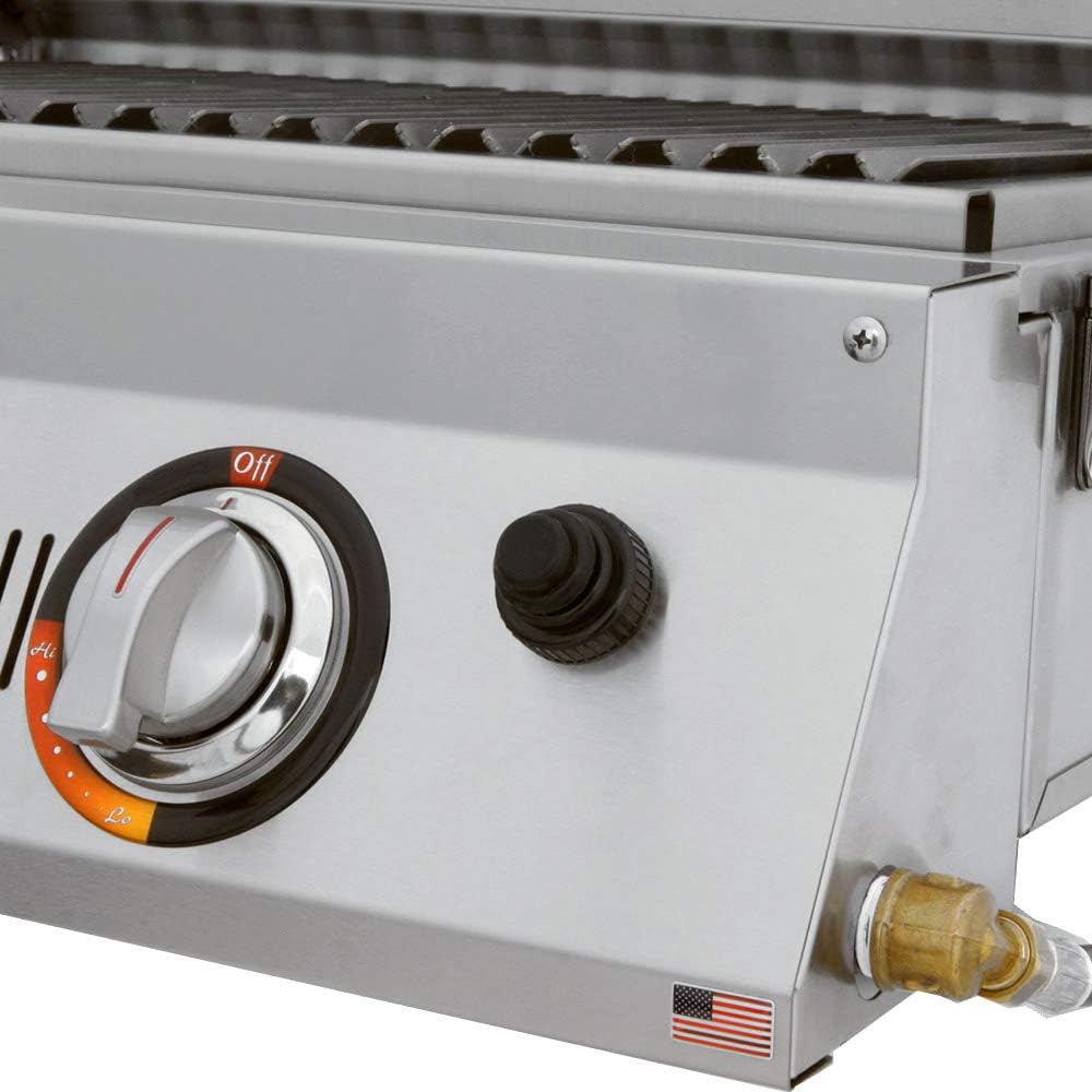 review Solaire SOL-AA23A-LP Double Burner Tabletop Infrared Propane Gas Grill, Stainless Steel