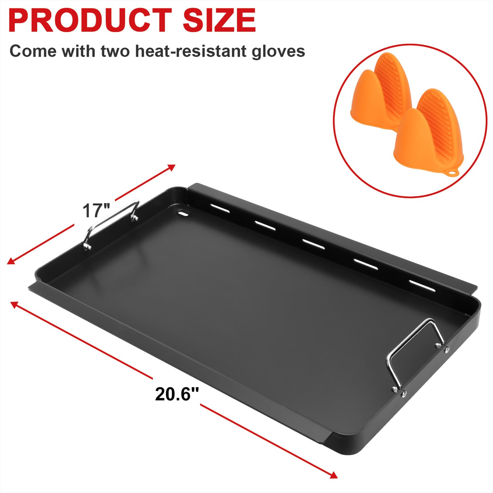 Condition photo showing New/Like New for full-size griddle inserts for charbroil classic 360 3 burner gas grill 463742418 463773817 463773917