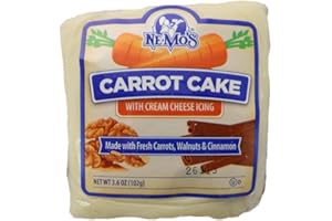 NE-MOS Ne Mos Carrot Cake Square - 6 count per pack -- 6 packs per case.