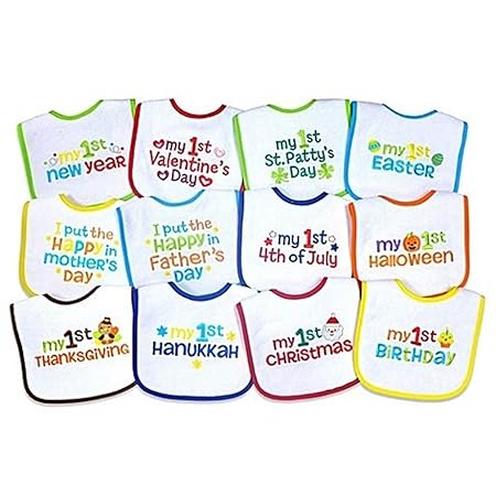 holiday bibs for baby girl