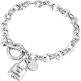 KAGREC Urn Bracelet for Ashes Stainless Steel Locket Bracelet for ashes OT Buckle Cremation Jewelry for Ashes Memorial Gift