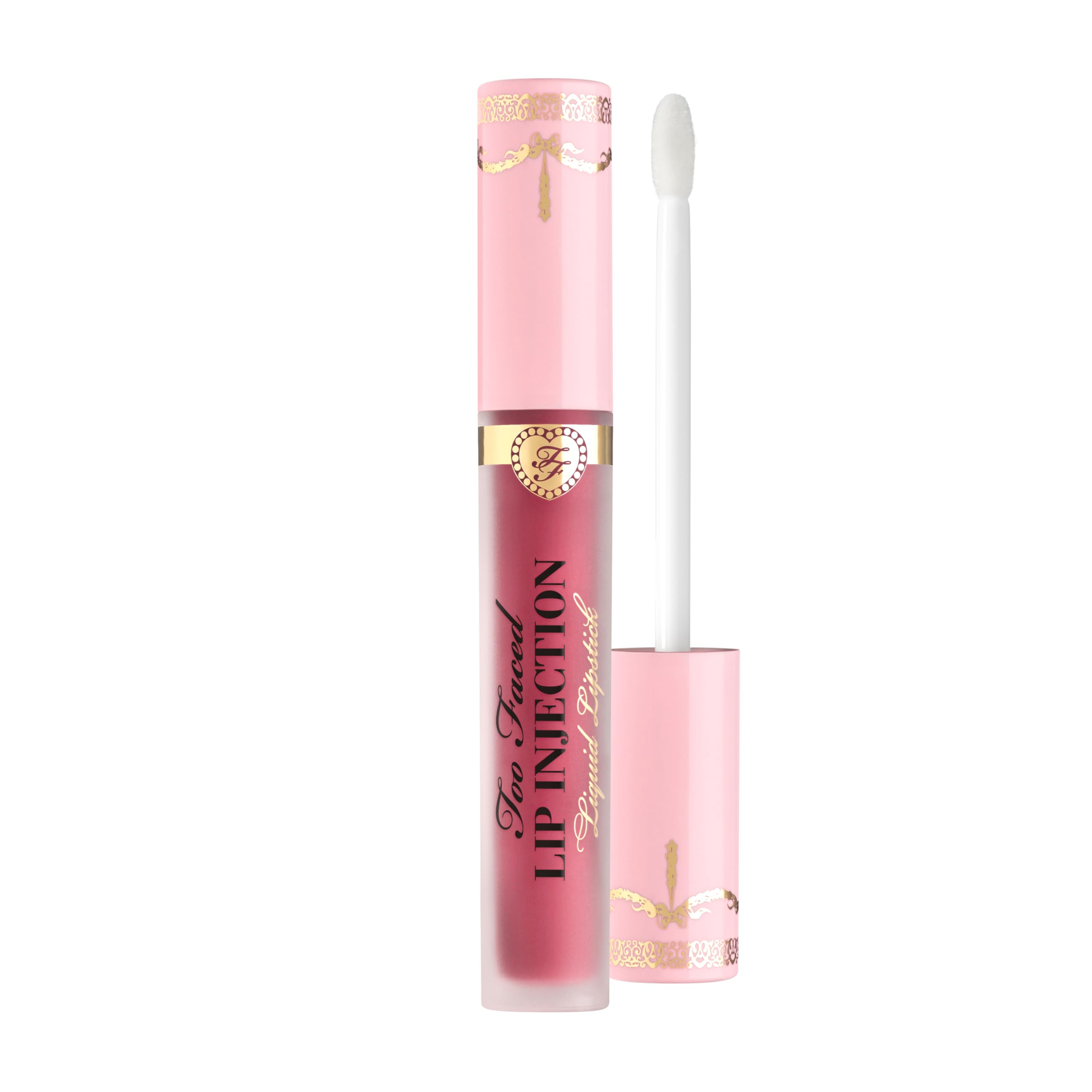Too Faced Lip Injection Power Plumping Cream Longwear Liquid Lipstick | Hydrating, Matte + Long Lasting, 0.1 Fl Oz, Va Va Voom