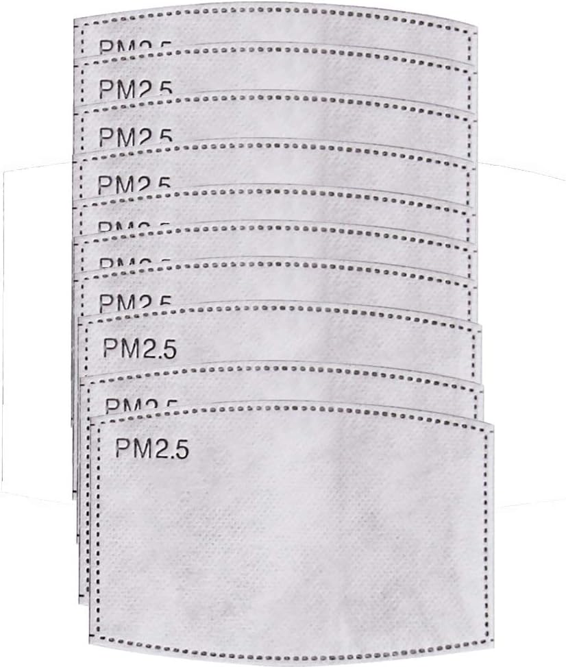 HCTian Unisex Dust Space Cotton - Washable & Reusable - Protection from Dust, Pollen, Pet Dander, Other Air Pollution (10pcs filters)