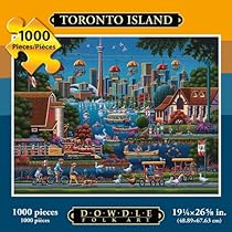Dowdle Folk Art Toronto Island Jigsaw Puzzle