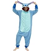 DreamJ Animal Onesies Adult Halloween Costume Onesie Cosplay Pajamas Women Men
