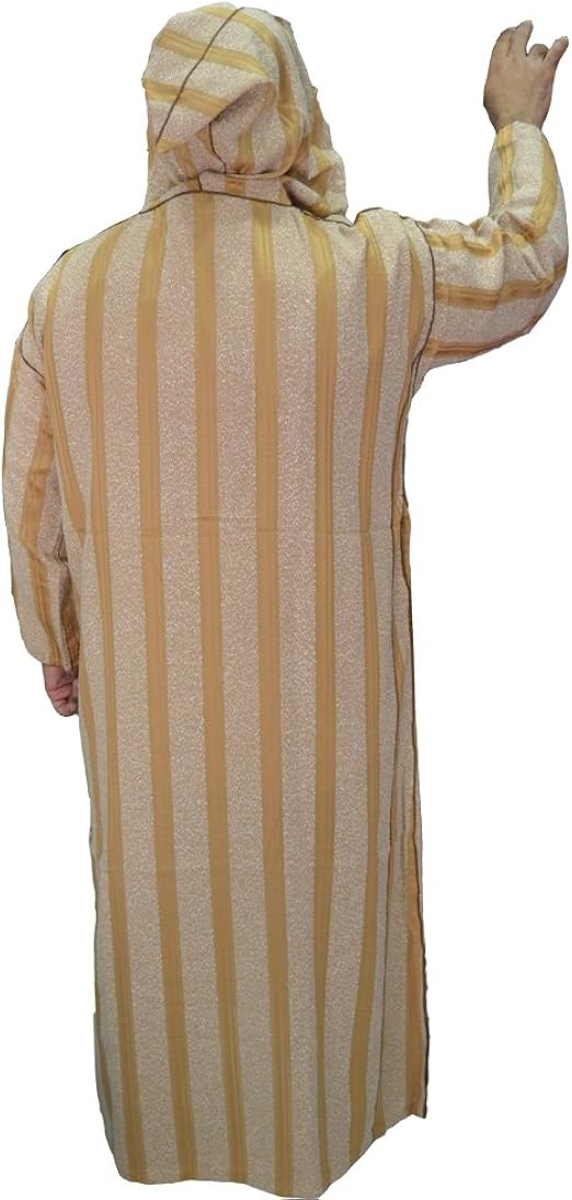 Longueur 142 Cm Horus Artesania De Egipto Djellaba Modele Marocain Pour Homme Ou Caftan Avec Capuche Largueur Entre Emmanchures Au Niveau Des Aisselles 68 Cm Fantaisie Et Specialty Vetements Centroarco Com
