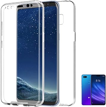 PLANETMOVIL [[ Compatible con Xiaomi Mi 8 Lite ]] (6.26 Pulgadas) Carcasa Funda 360 Doble Cara 100% Transparente Completa Enteriza con Trasera rígida: Amazon.es: Electrónica