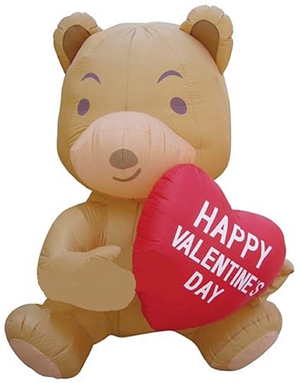 Valentine S Day Inflatable 4 Airblown I Love You Heart Red Yard