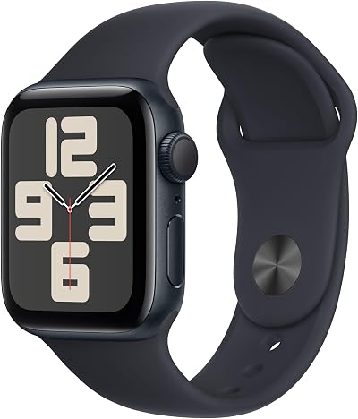 Apple Watch SE (2nd Gen, 2023) GPS 40mm Silver Aluminium Storm Blue Band