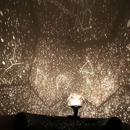 Amazon.com: LINAFIRST@ Lámpara con proyección ...