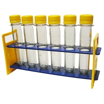 Steve Spangler S Baby Soda Bottles Test Tubes Rack 6 Bottles 1 Rack Amazon Com Industrial Scientific