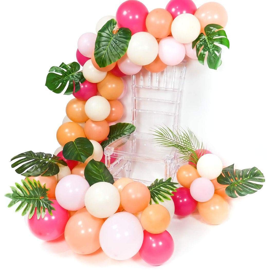 linselles 5m Catena a Palloncino, DIY Irregolare Strumento di Fissaggio del Collegamento a Palloncino Festa di Compleanno di Nozze Organizzare Accessori per Palloncini, Doppio Foro