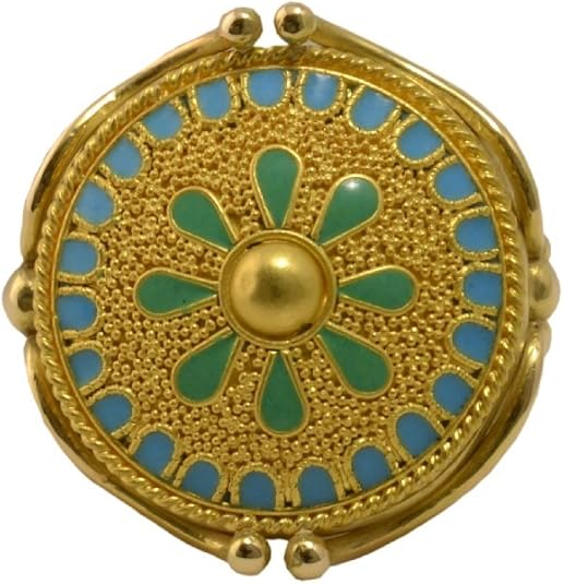 Oro Degli Etruschi Anello L ottocento In Oro 22 Kt 18 Kt Amazon it