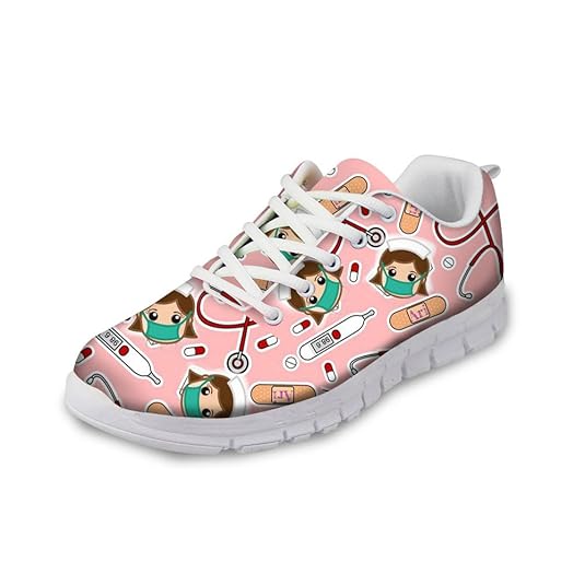 Coloranimal Spring Summer Nurse Flats für Damen Laufen Wanderschuhe