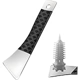 EVOULTES Upgraded 3D Printer Scraper Tool, Polished Stainless Metal 3D Printer Spatula for Model Removal Safety, Professional