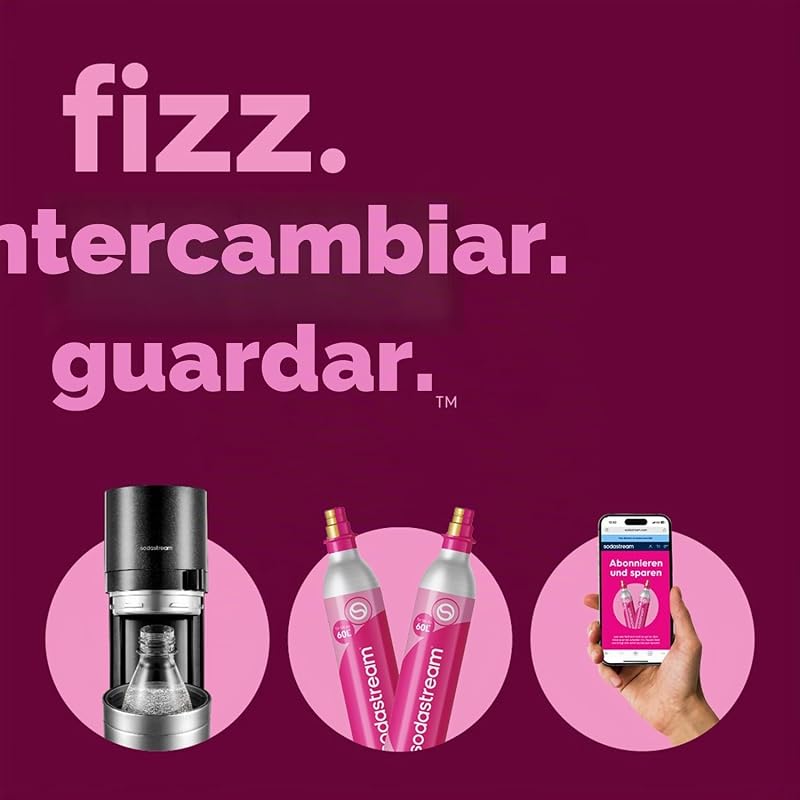 Duo – Máquina para hacer agua con gas, bebidas favoritas, blanco