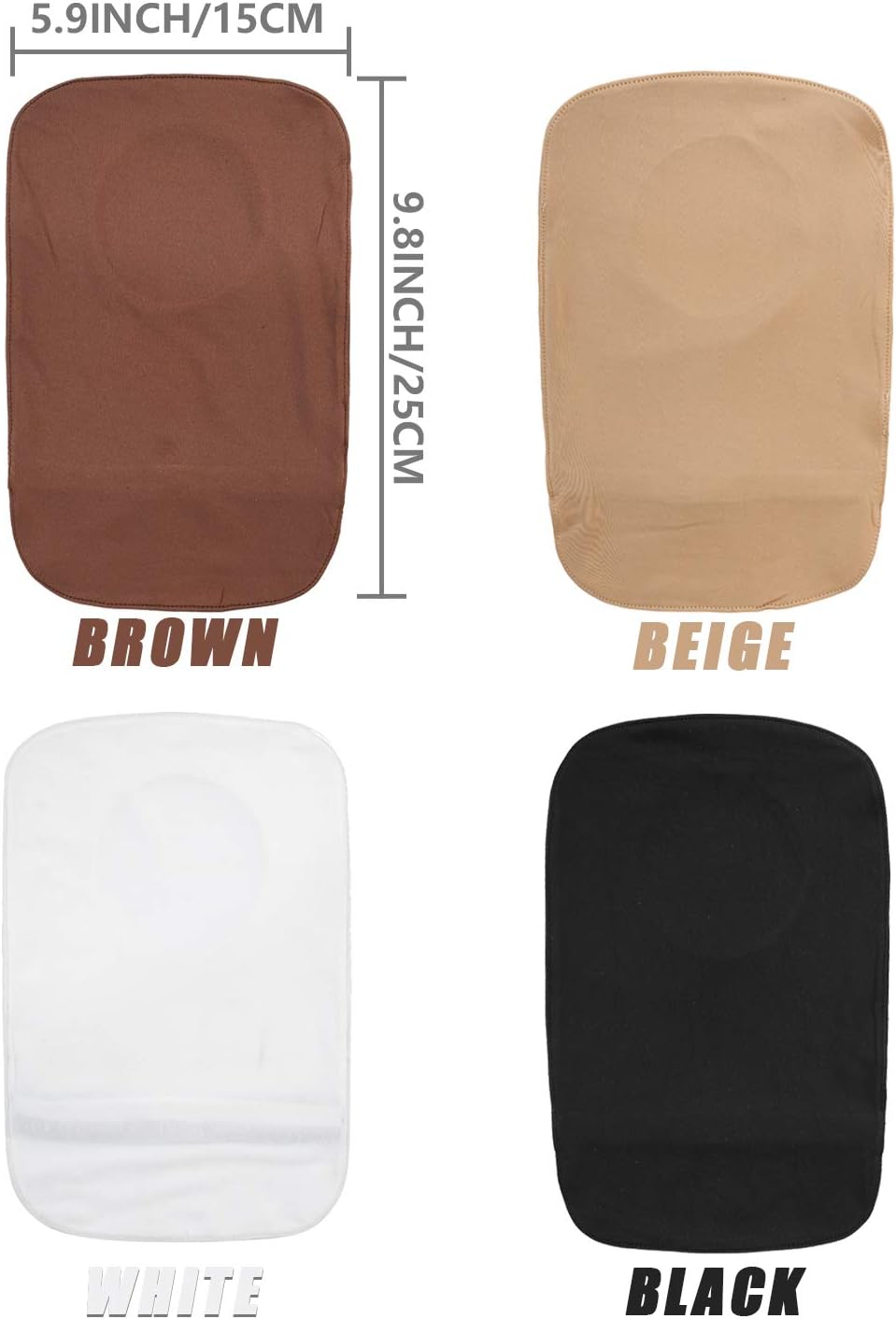 4Pcs Stoma Bag Covers, High Resilience Lightweight Colostomy Bags Cover, for Round Opening Colostomy Medical Bag - Image 4