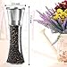 Salt and Pepper Grinder Set -Dry Spice Mill-Brushed Stainless Steel Glass- Pepper Mill and Salt Mill-Adjustable Ceramic Motor-Peppercorns Sea Salt-Fine and Coarse Ground by Surround Point
