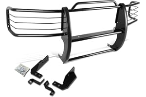 DNA Motoring GRILL-G-024-BK Black Front Bumper Brush Grille Guard Compatible with 92-96 Bronco 4WD, 92-97 F-150/F-250/F-350